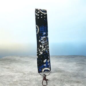 Airforce theme Blue and Black Patterned Keychain Wrist Key Holder